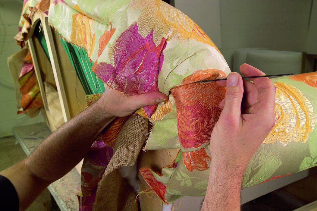 Polsterarbeiten, Neubezug, Aufpolsterung